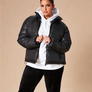 Women's Black Puffer Jacket